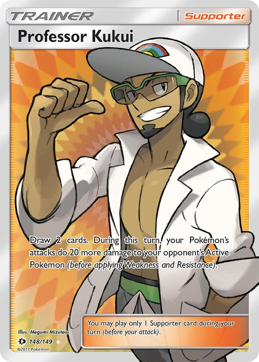 Professor Kukui - 148/149 - Rare Ultra (Inglés Foil LP)