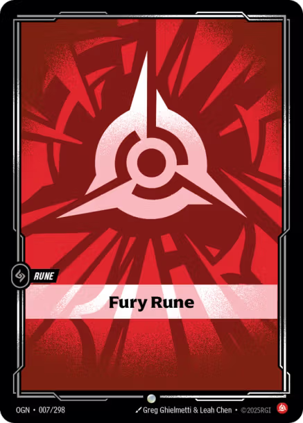 FURY RUNE - OGN-007/298