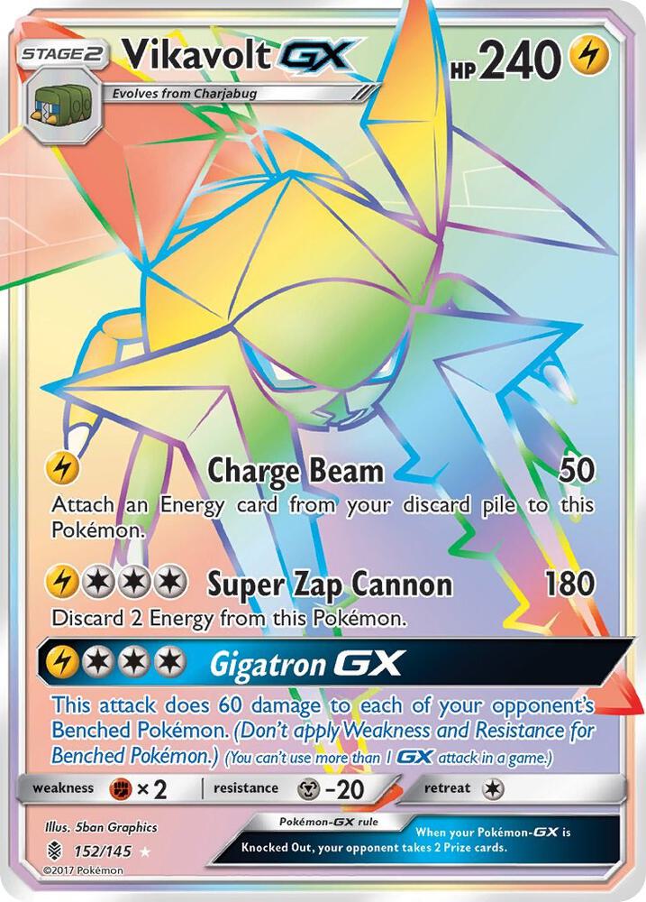 Vikavolt-GX - 152/145 - Rare Rainbow (Inglés Foil LP)