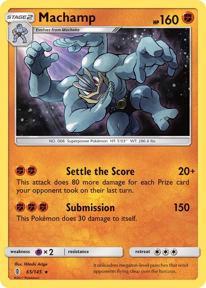 Machamp - 65/145 - Rare Holo (Inglés Foil NM)