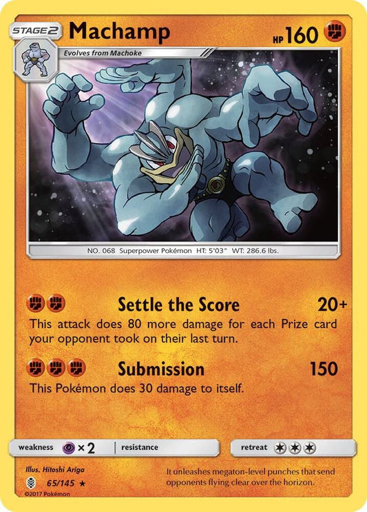 Machamp - 65/145 - Rare Holo (Inglés Foil NM)