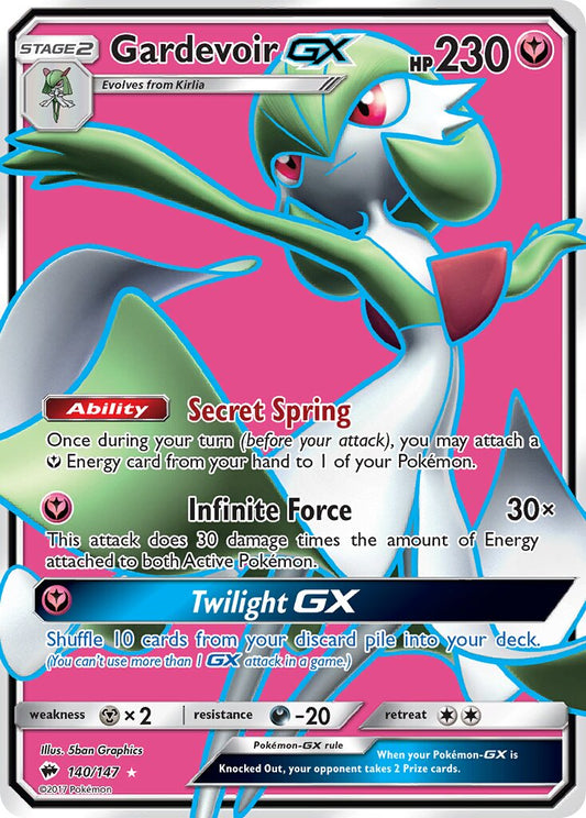 Gardevoir-GX - 140/147 - Rare Ultra (Inglés Foil MP)