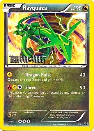 Rayquaza - 11/20 (Dragon Vault) - 011/020 - Promo (Inglés Foil MP)