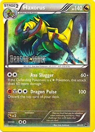 Haxorus - 16/20 (Dragon Vault) - 016/020 - Promo (Inglés Foil LP)