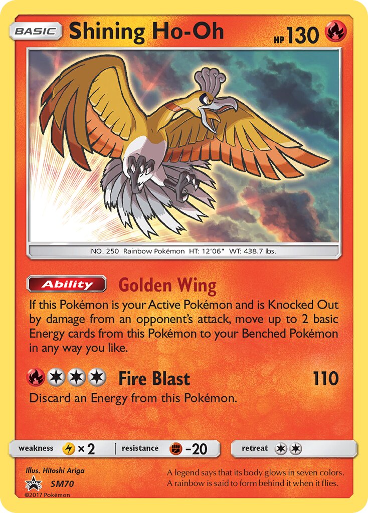 Shining Ho-Oh - SM70 - Promo (Inglés Foil LP)