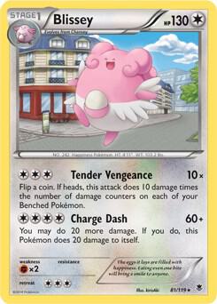 Blissey - 81/119 (Cosmos Holo) - 081/119 - Promo (Inglés Foil MP)