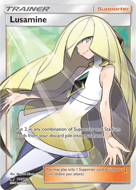 Lusamine - 110/111 - Rare Ultra (Español Foil NM)