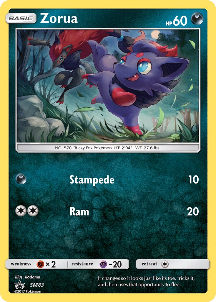 Zorua - SM83 - Promo (Inglés Foil MP)
