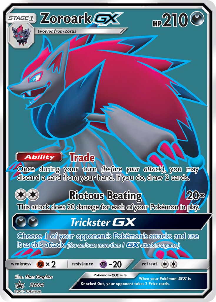 Zoroark-GX - SM84 - Promo (Inglés Foil NM)