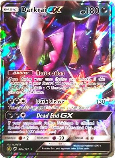 Darkrai GX - 88a/147 - Promo (Inglés Foil NM)