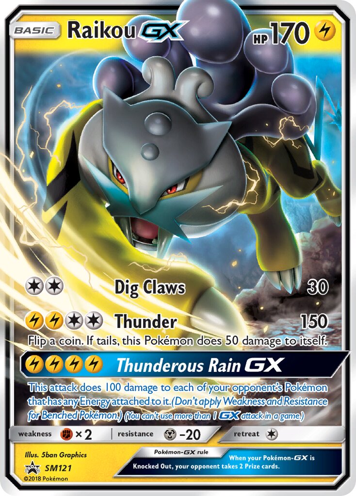 Raikou-GX - SM121 - Promo (Inglés Foil NM)