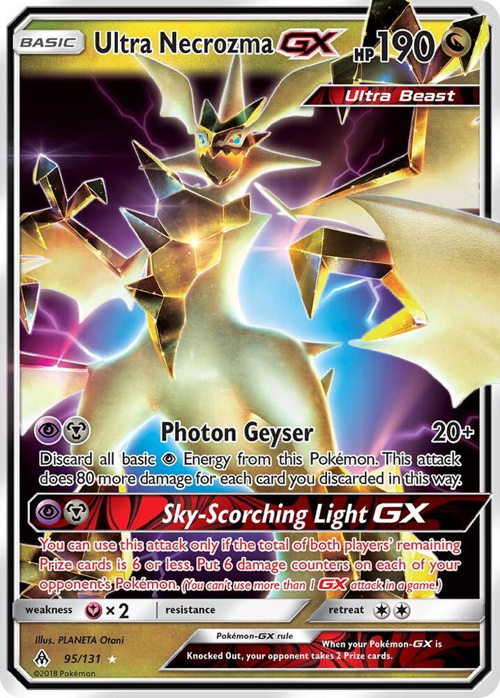 Ultra Necrozma-GX - 95/131 - Rare Holo GX (Español Foil NM)