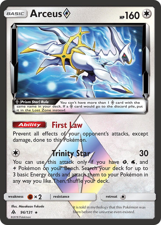 Arceus ◇ - 96/131 - Rare Prism Star (Inglés Foil LP)