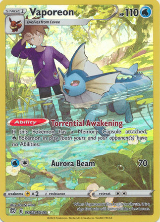 Vaporeon - TG02/TG30 - Holo Rare (Español)