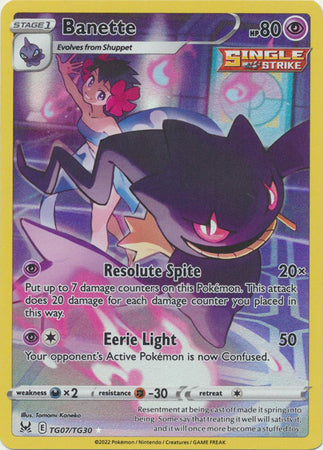Banette - TG07/TG30 - Holo Rare (Español)