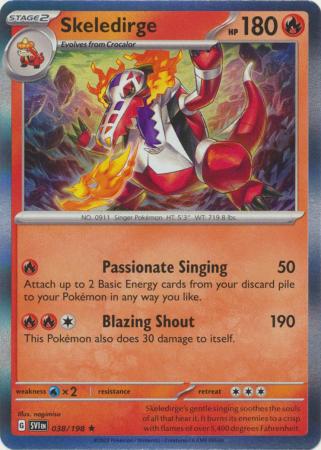 Skeledirge - 038/198 - Holo Rare