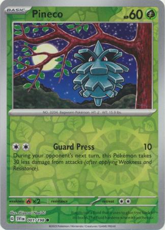 Pineco - 001/198 - Common Reverse Holo