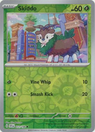Skiddo - 011/198 - Common Reverse Holo