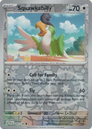Squawkabilly - 162/198 - Common Reverse Holo