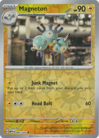 Magneton - 082/165 - Uncommon Reverse Holo (Español)