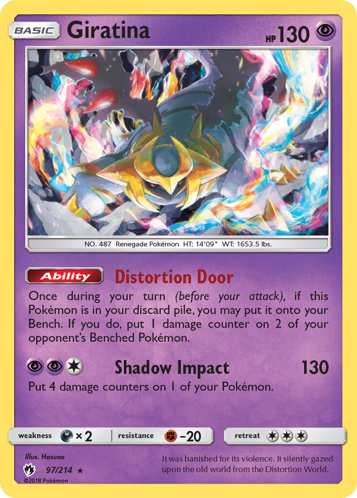 Giratina - 97/214 - Rare Holo (Inglés Foil LP)