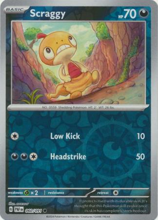 Scraggy - 060/091 - Common Reverse Holo