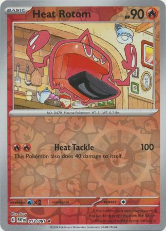 Heat Rotom - 013/091 - Holo Rare Reverse Holo