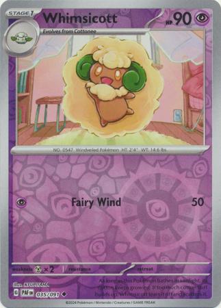 Whimsicott - 035/091 - Uncommon Reverse Holo (Español)