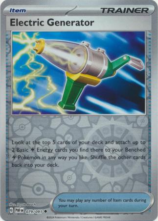 Electric Generator - 079/091 - Uncommon Reverse Holo