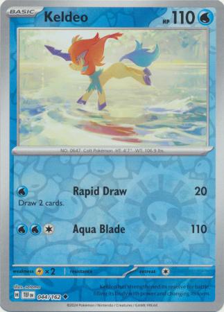 Keldeo - 044/162 - Uncommon Reverse Holo (Español)