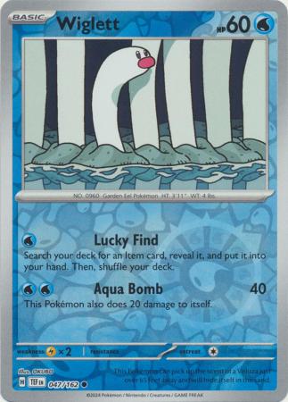 Wiglett - 047/162 - Common Reverse Holo (Español)