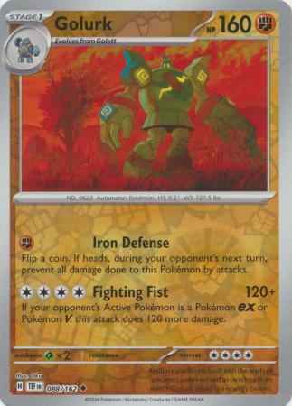 Golurk - 088/162 - Uncommon Reverse Holo