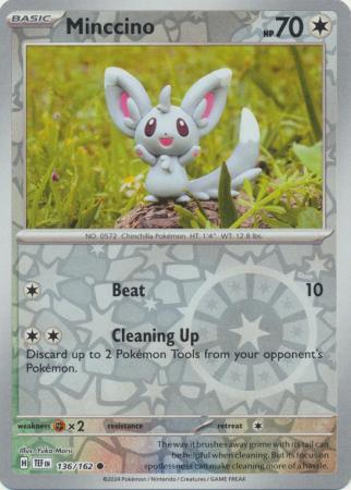 Minccino - 136/162 - Common Reverse Holo