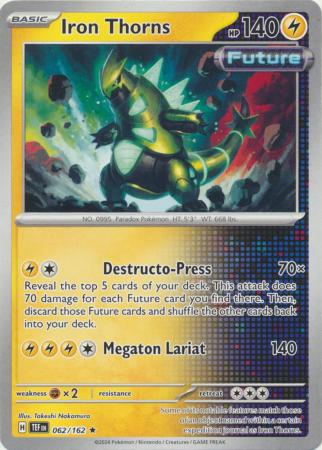 Iron Thorns - 062/162 - Non-Holo Rare (Español)