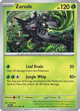 Zarude - 011/191 - Holo Rare (Español)