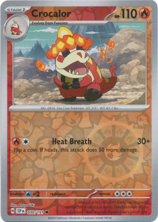 Crocalor - 030/191 - Common Reverse Holo (Español)
