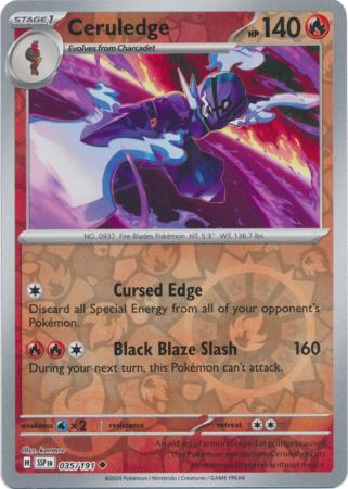 Ceruledge - 035/191 - Uncommon Reverse Holo (Español)