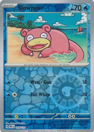 Slowpoke - 018/131 - Common Reverse Holo (Español)