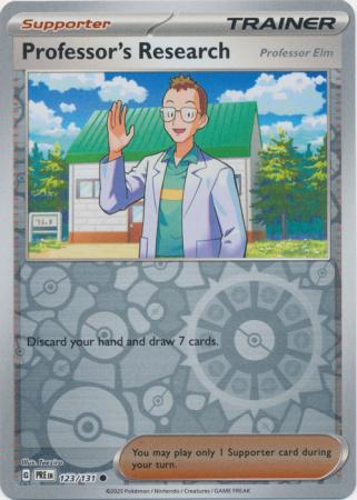 Professor's Research (Professor Elm) - 123/131 - Common Reverse Holo