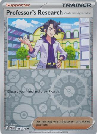 Professor's Research (Professor Sycamore) - 125/131 - Common Reverse Holo