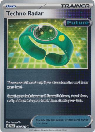 Techno Radar - 130/131 - Uncommon Reverse Holo