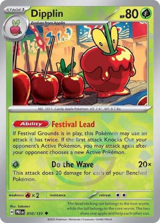 Dipplin - 010/131 - Uncommon Pokeball Reverse Holo