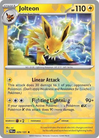 Jolteon - 029/131 - Pokeball Reverse Holo Rare