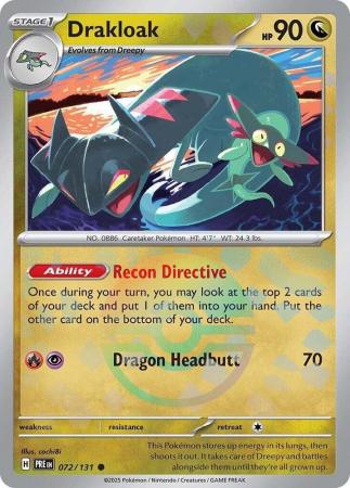 Drakloak - 072/131 - Common Pokeball Reverse Holo
