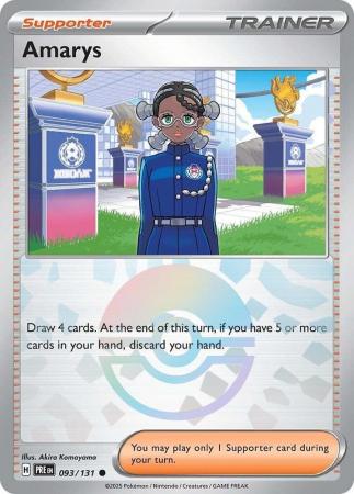 Amarys - 093/131 - Common Pokeball Reverse Holo