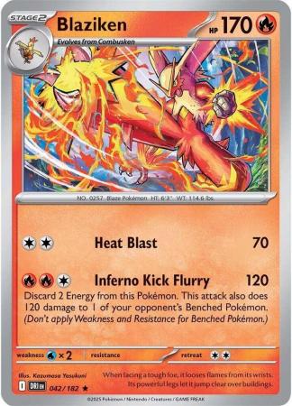 Blaziken - 042/182 - Holo Rare (Español)