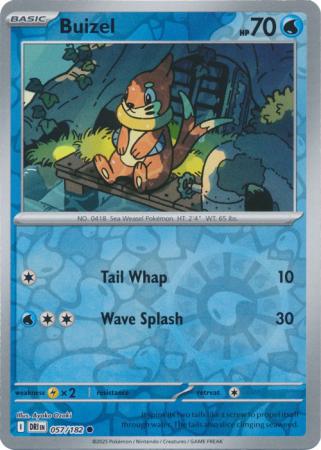 Buizel - 057/182 - Common Reverse Holo
