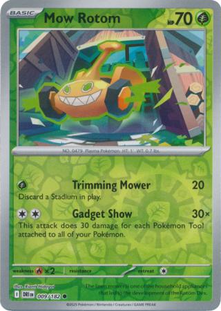 Mow Rotom - 009/182 - Common Reverse Holo