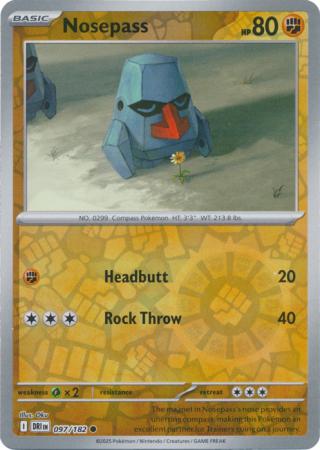 Nosepass - 097/182 - Common Reverse Holo (Español)