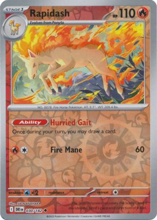 Rapidash - 030/182 - Uncommon Reverse Holo (Español)